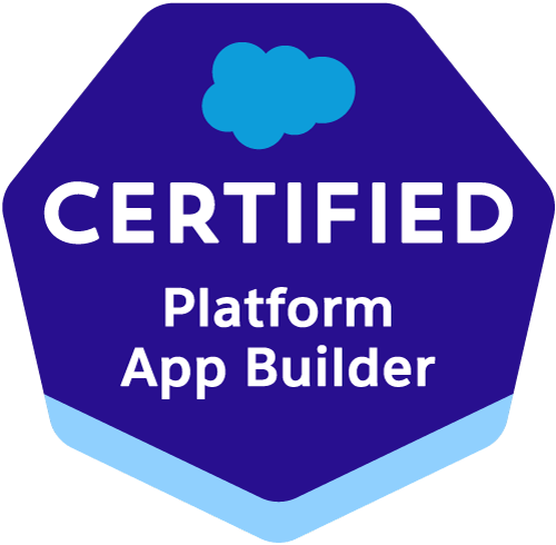 Salesforce Certified Platform App Builder logo